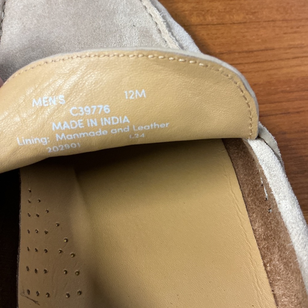 Cole Haan Men Tan Suede Pinch Prep Penny Loafer C39776 Size 12 - Picture 7 of 7